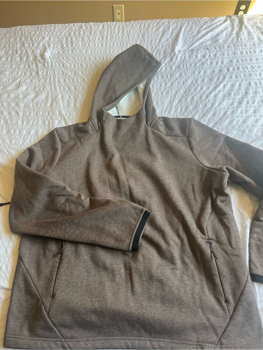 FLX by Kohl's Fudge Brown Hooded Pullover